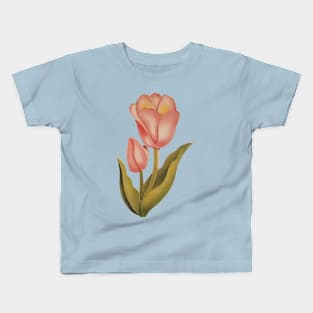 Rose Flower Stencil Kids T-Shirt